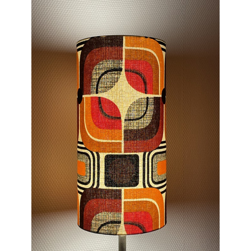 Lampshade Sansas  H40cm D20cm - mid century fabric