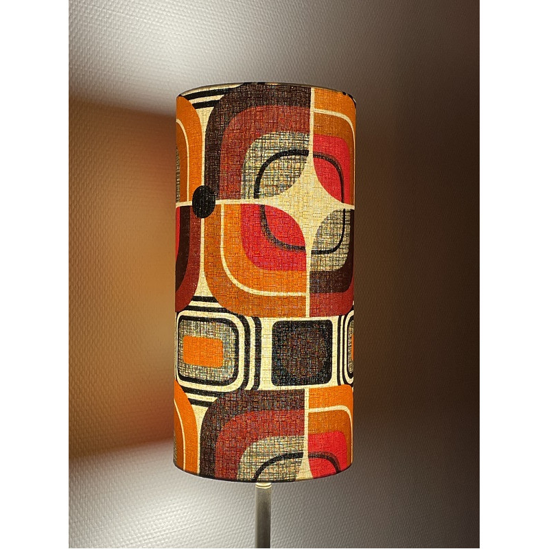 Abat-jour Sansas H40 D20 - tissu vintage