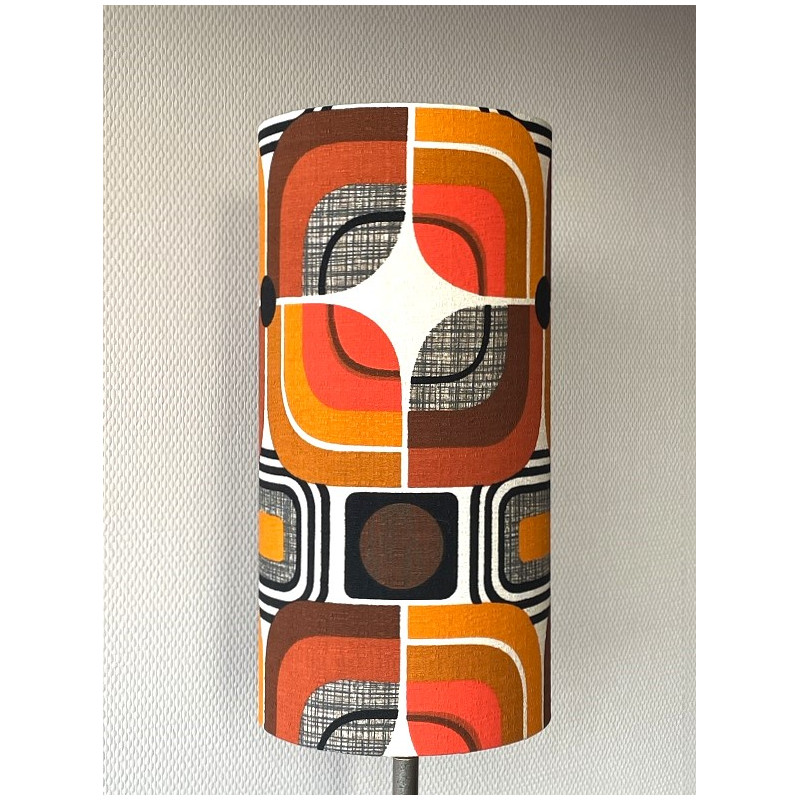 Abat-jour Sansas H40 D20 - tissu vintage