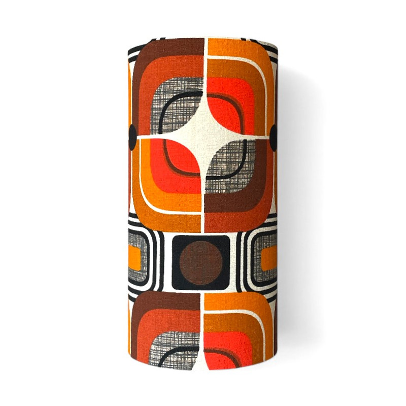 Lampshade Sansas  H40cm D20cm - mid century fabric