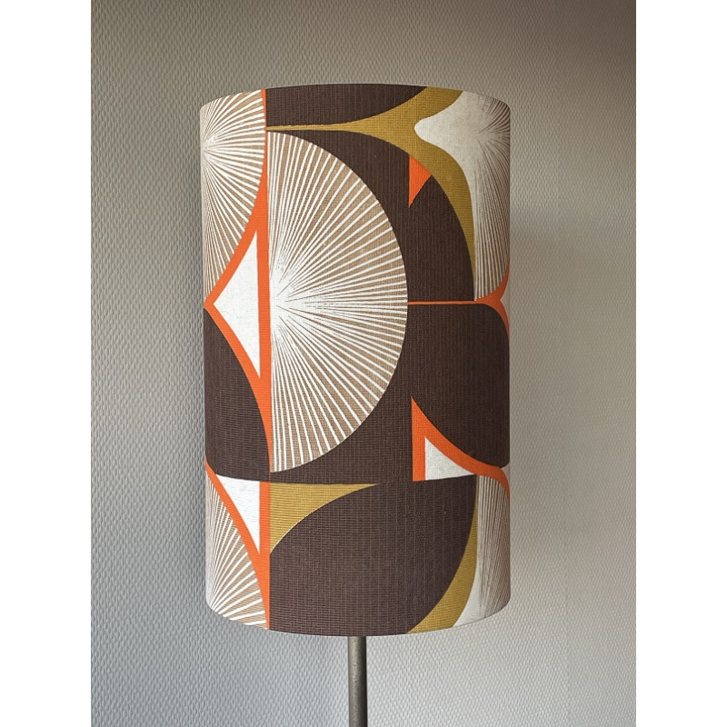 Abat-jour Pissenlit H45 D28 - tissu vintage