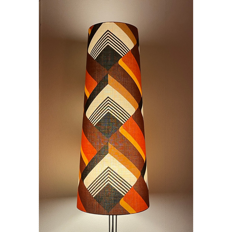 Lampshade Galon H87cm D35cm D25cm - vintage fabric