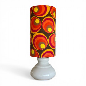 DeskLamp white opalin glass...