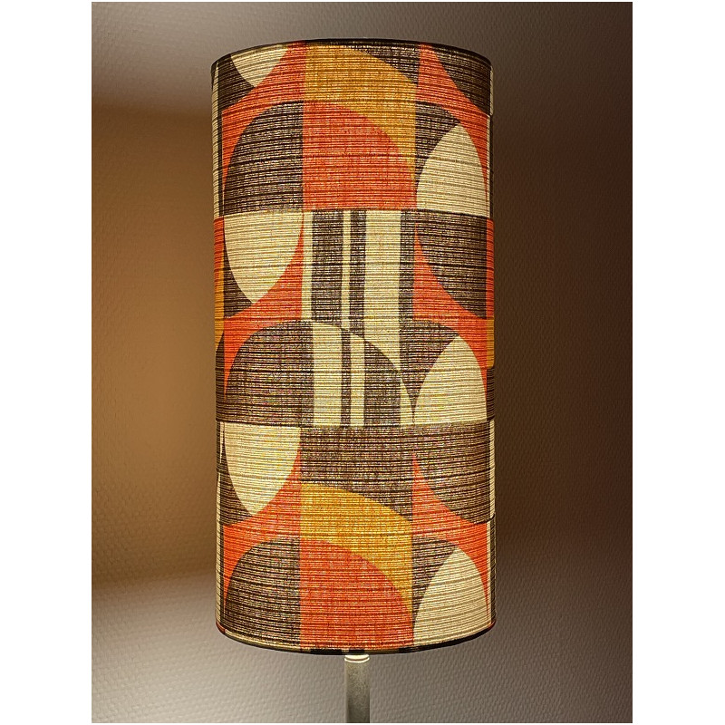 Lampshade Berlin H40cm D20cm - mid century fabric