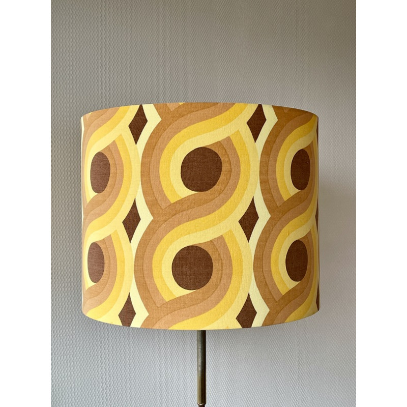 Lampshade Liane H35 D45 - vintage 70s fabric