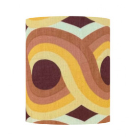 Abat-jour Liane H23 D20 - tissu vintage