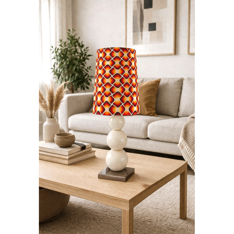 Lampshade Nebraska H28 D25 d20 - vintage tissue