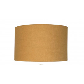 Lampshade Ocre linen textured H35 D50cm