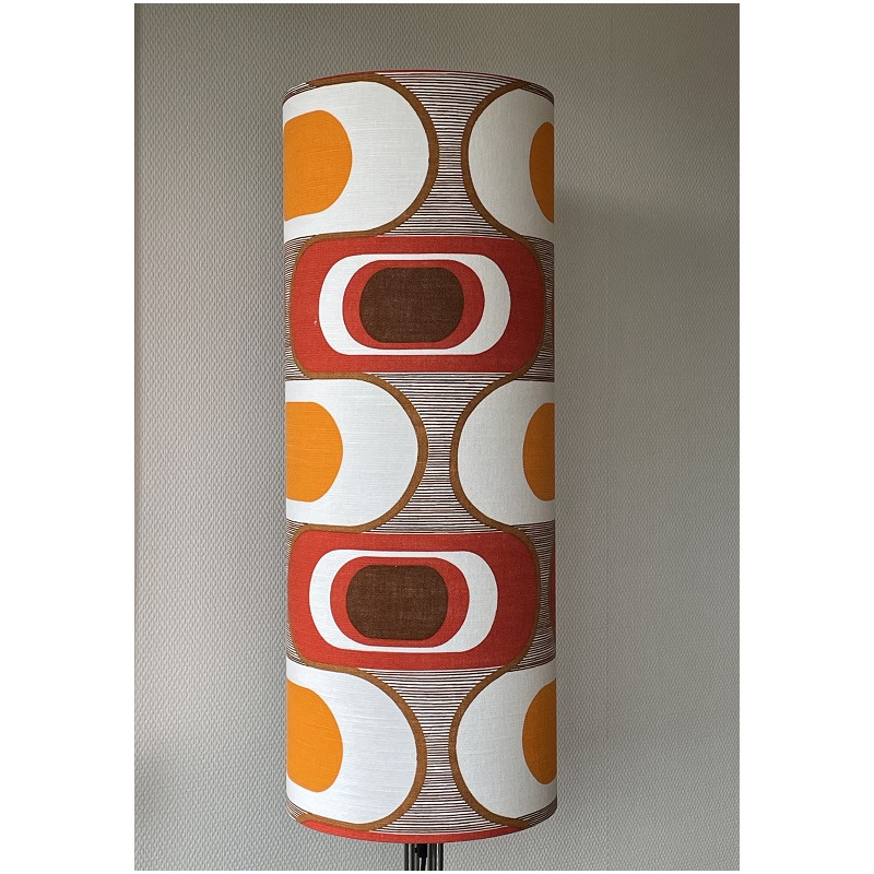 Lampshade Bastos H80cm D30cm  - vintage fabric
