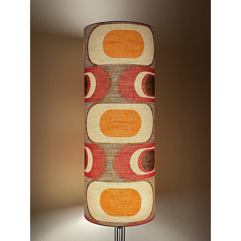 Lampshade Bastos H80cm D30cm  - vintage fabric