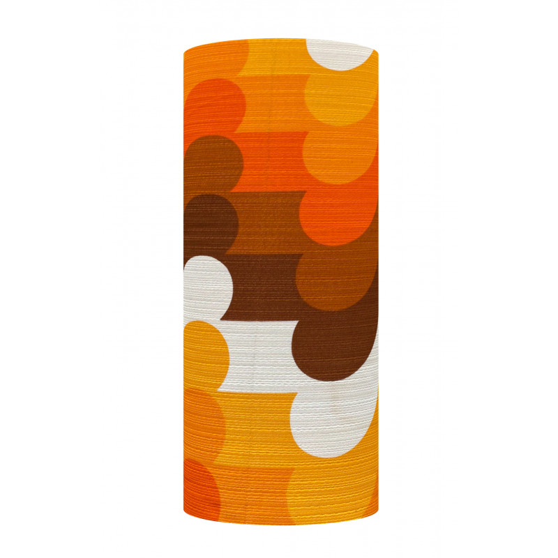 Abat-jour Spirit H80 D35 - tissu vintage 70's