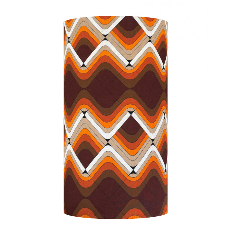 Lampshade Exodus H55 D33cm - 70s fabric