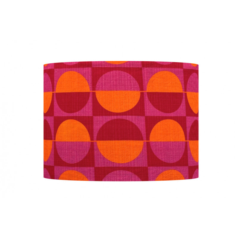Lampshade Stockholm H30 D40 - 1970's fabric