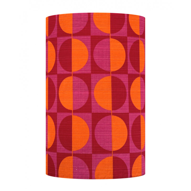 Abat-jour Stockholm H50 D35 - tissu vintage