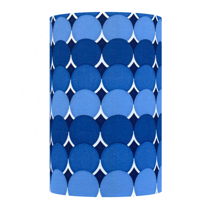 Lampshade Stockholm H40 D30cm - mid-century fabric