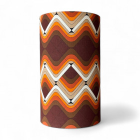 Abat-jour Leitmotif H55 D33 - tissu 70s