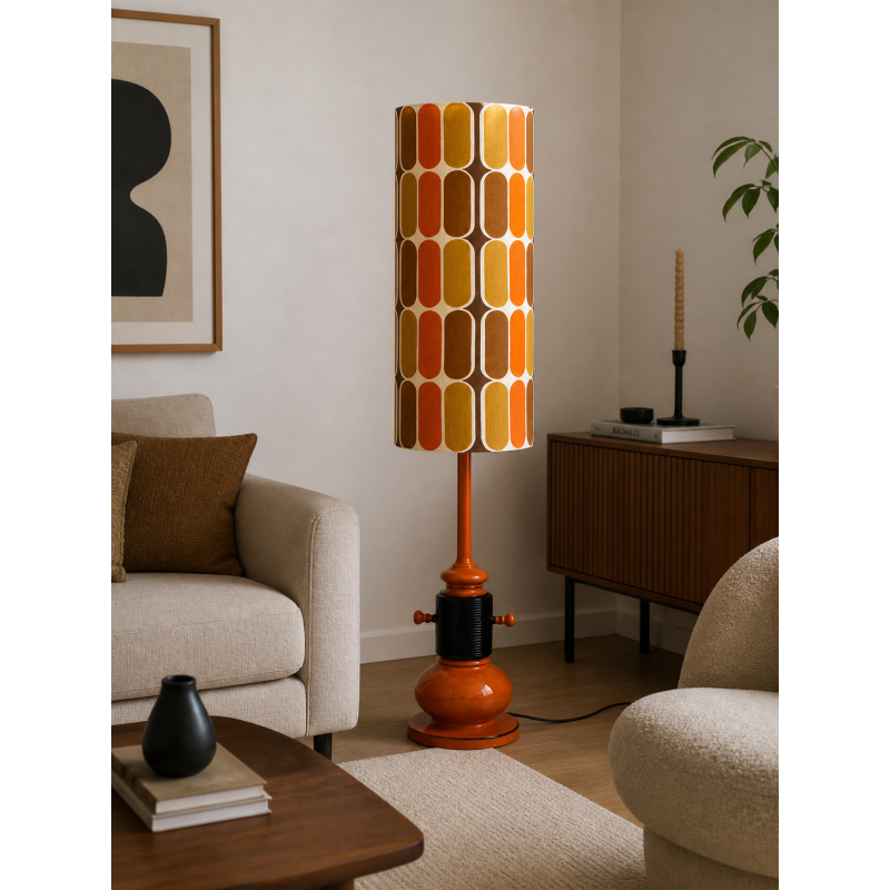 Lampshade Barillet H75 D30cm - vintage 1970