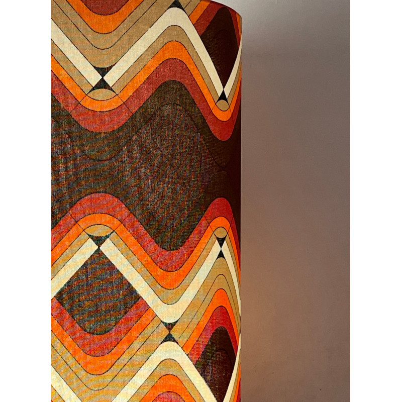 Abat-jour Leitmotif H27 D30 - tissu vintage