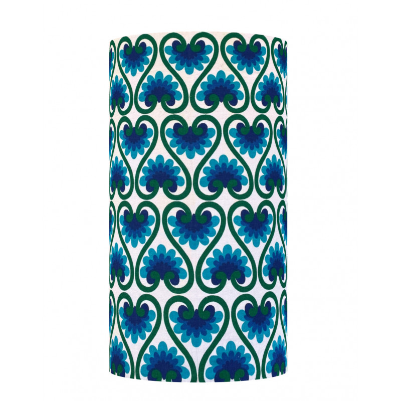 Lampshade Euphoria H60 D35cm - vintage fabric