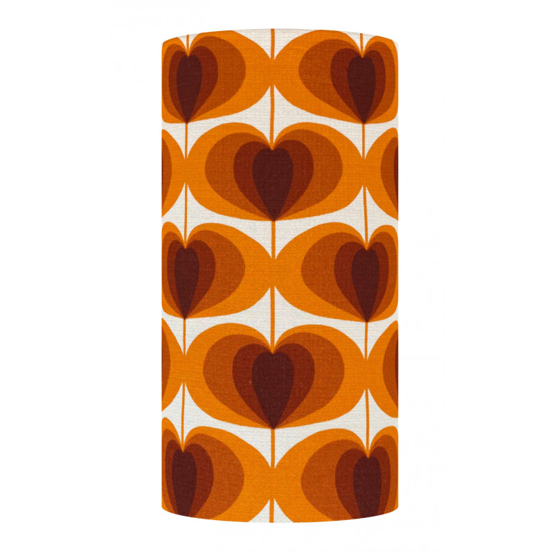 Abat-jour Grandiflora  H65 D30 - tissu 70s