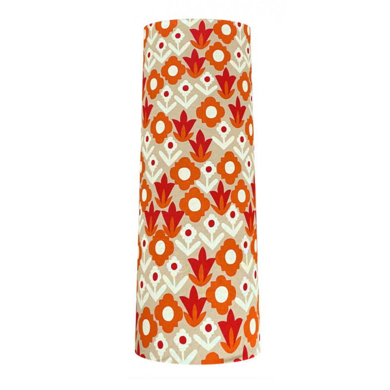 Lampshade red Briare H80 D30 d25cm