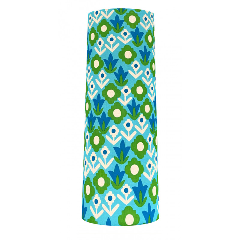 Lampshade blue Briare H80 D30 d25cm