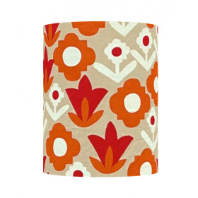 Lampshade red Briare H23 D20