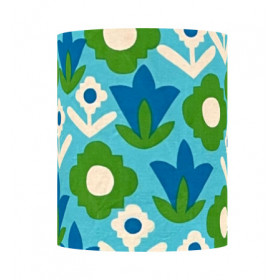 Abat-jour Briare bleu H23 D20cm -...