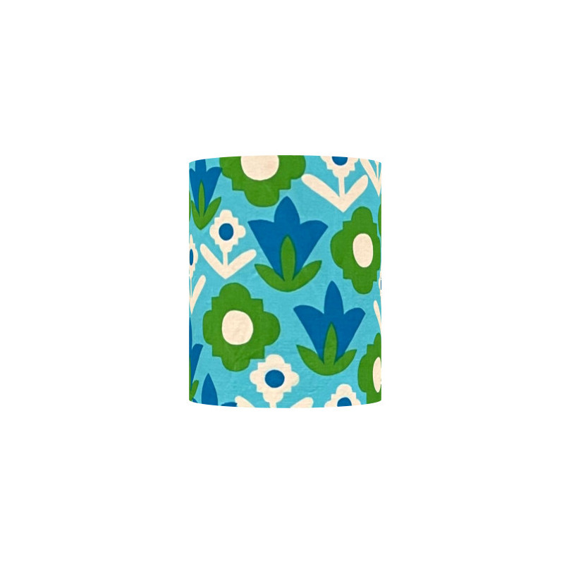 Abat-jour Briare bleu H23 D20