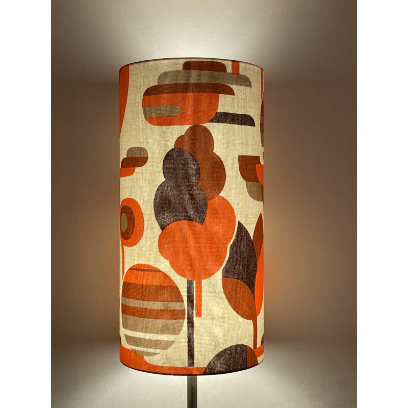 Lampshade Paysage H50cm D25cm - 1970's tissue