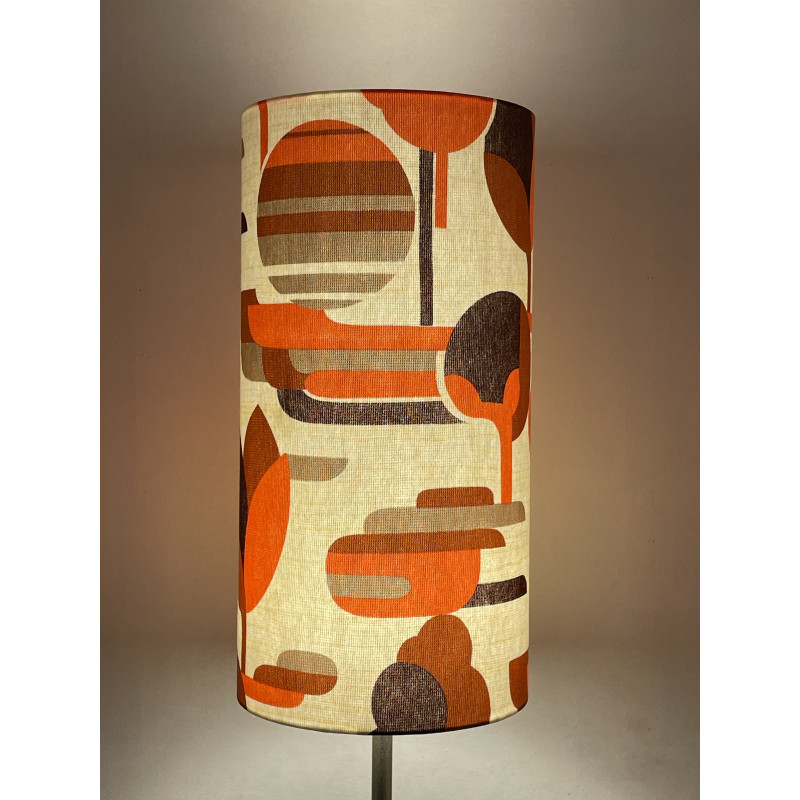 Lampshade Paysage H50cm D25cm - 1970's tissue