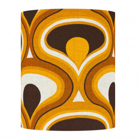 Lampshade Jaguar H45 D35cm - 70's fabric