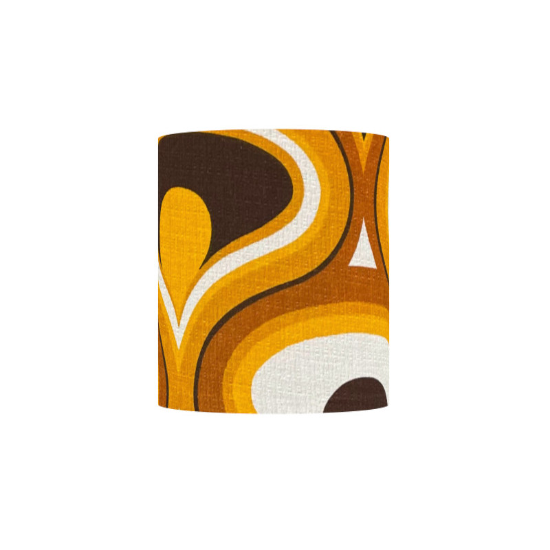 Abat-jour Jaguar  H23 D20 - tissu vintage rétro 1970's