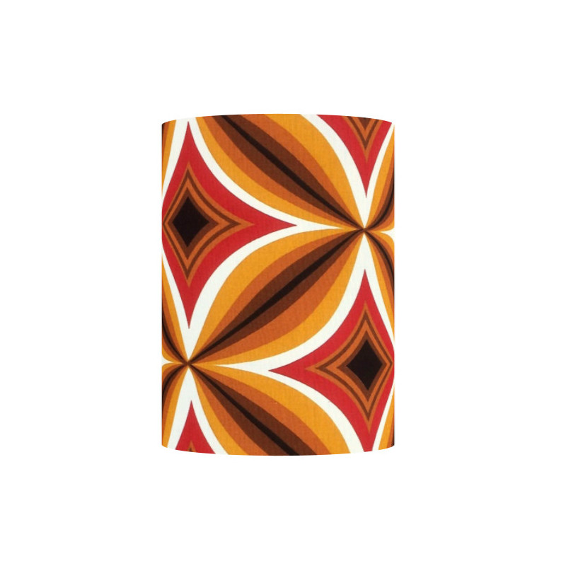 Lampshade Kaleo H22 D20cm mid-century fabric