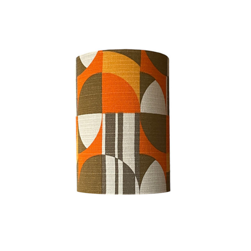 Lampshade Berlin H25cm D15cm - mid century fabric