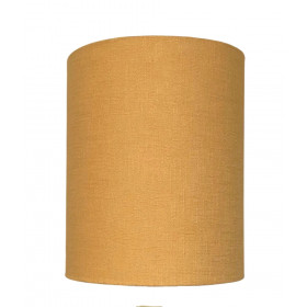 Abat-jour lin ocre H23 D20cm