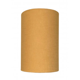Abat-jour lin ocre H40 D25cm