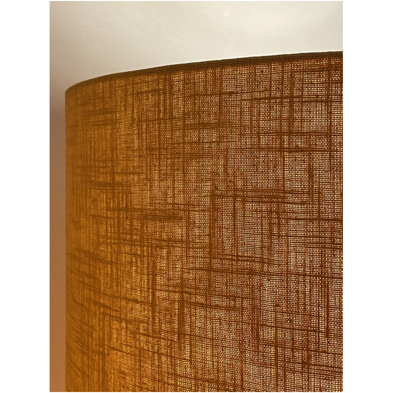 Abat-jour Ocre lin texturé H55 D40