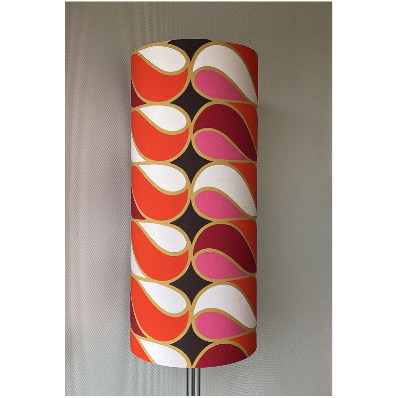 Lampshade Cortes H80 D35cm - vintage fabric