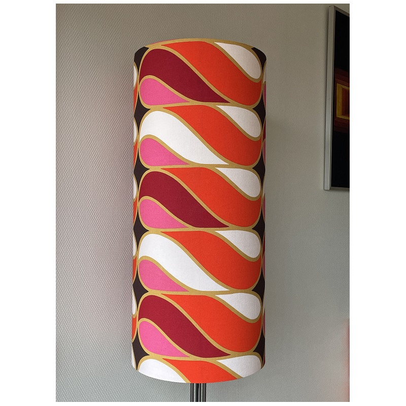 Lampshade Cortes H80 D35cm - vintage fabric