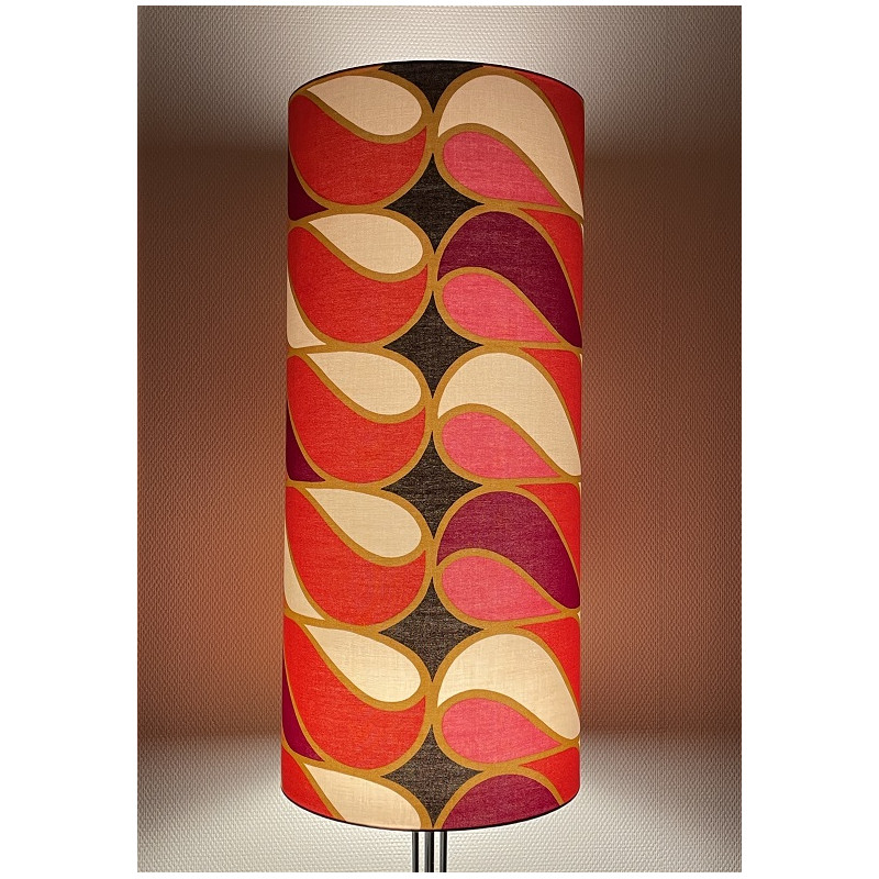 Lampshade Cortes H80 D35cm - vintage fabric