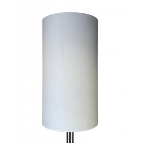 Abat-jour H55 D30 au tissu blanc...