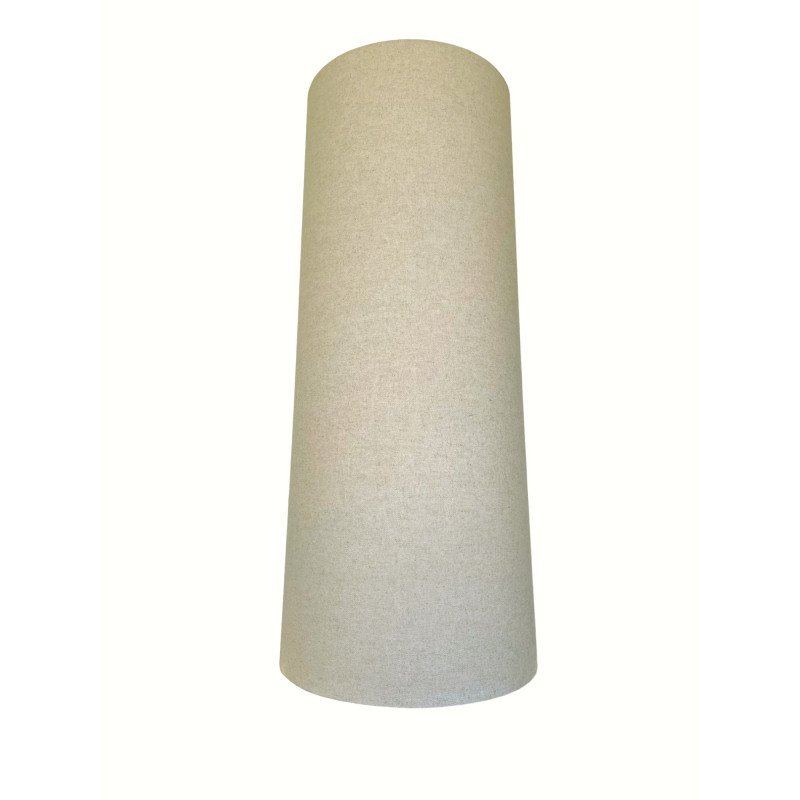 Abat-jour beige bison H80 D35 D30