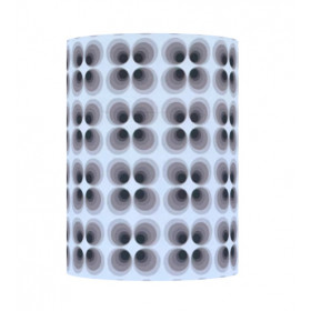 Abat-jour Loto bleu H23 D20 - motif...