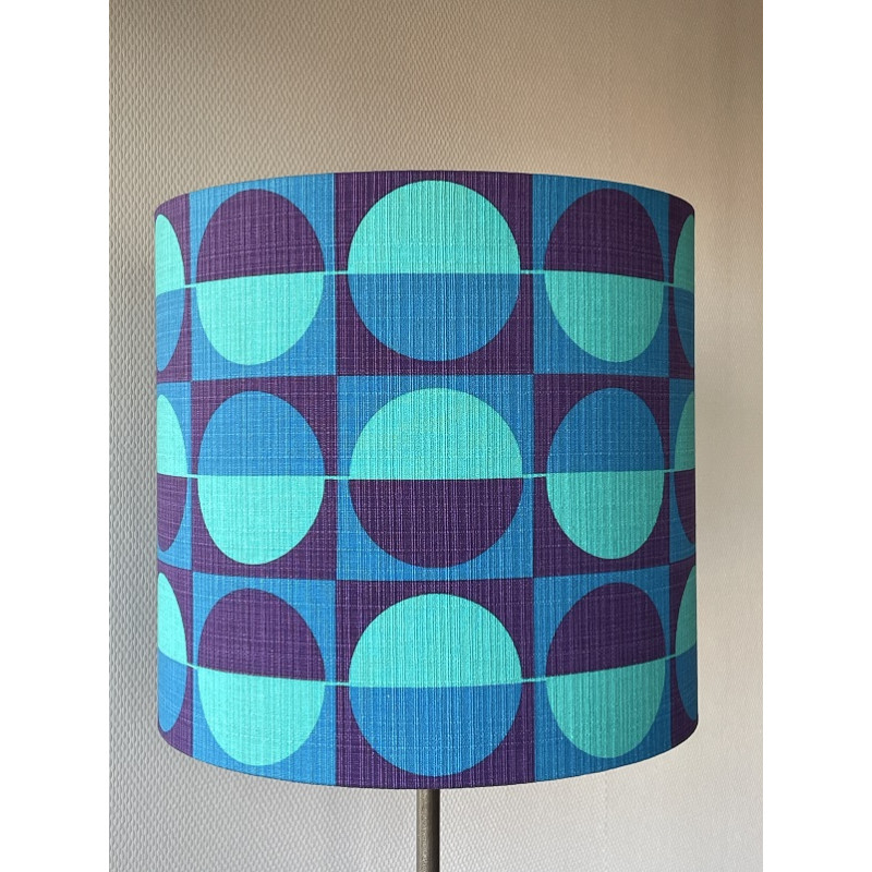 Lampshade Stockholm H35 D40cm - mid-century style fabric