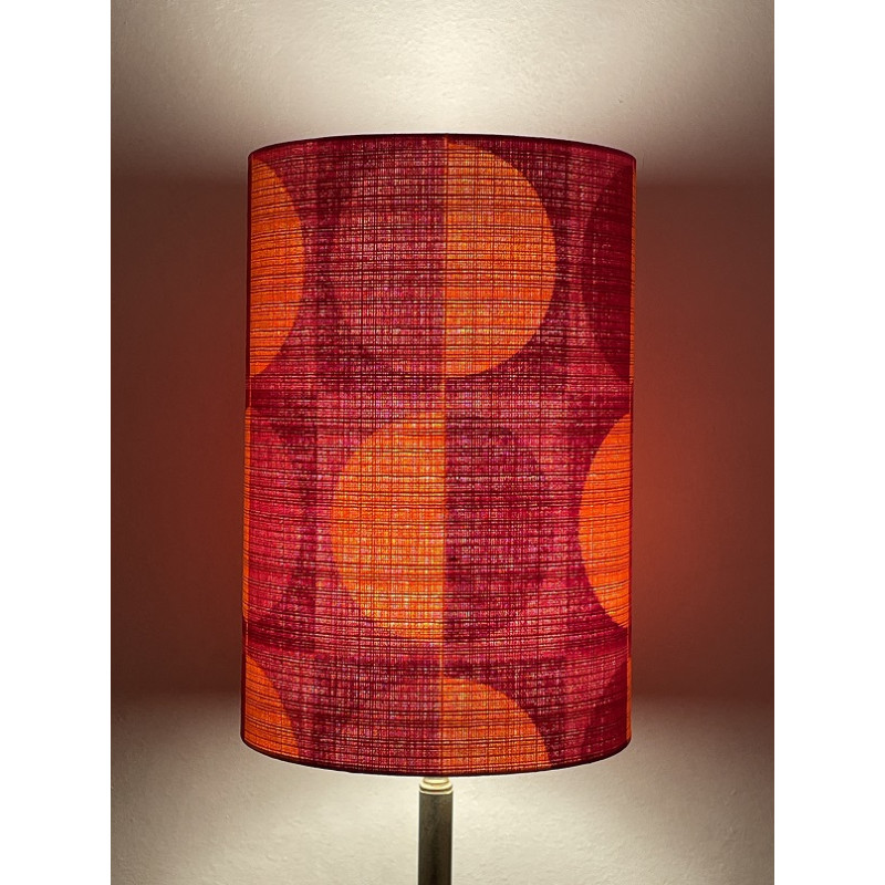 Lampshade Stockholm H30 D20cm - mid-century fabric