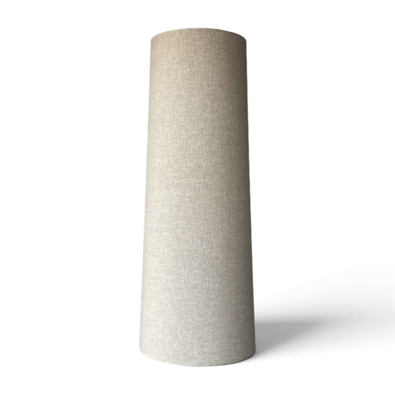 Lampshade white linen H70 D30 d25cm