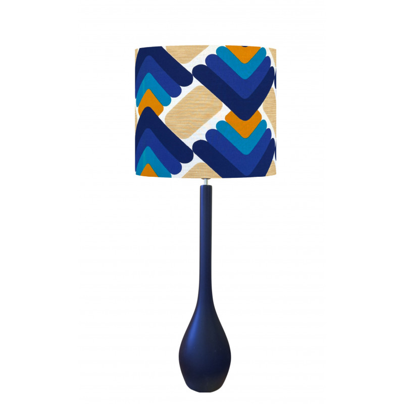 Lampshade Montana H40 D45cm- mid century fabric