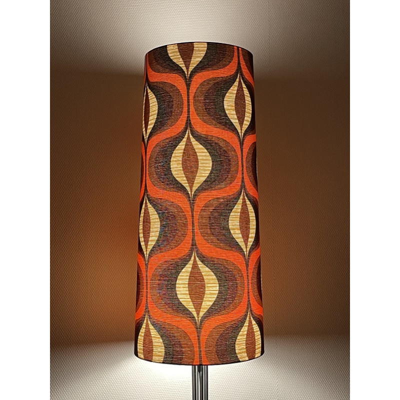 Lampshade Vyper H80 D35 D30cm - vintage fabric