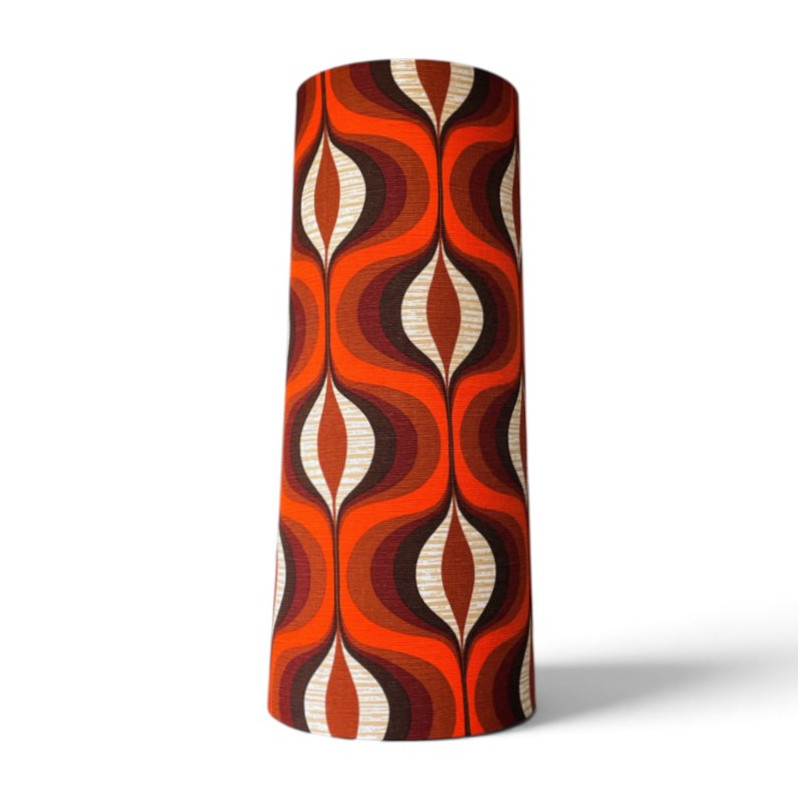 Lampshade Vyper H80 D35 D30cm - vintage fabric